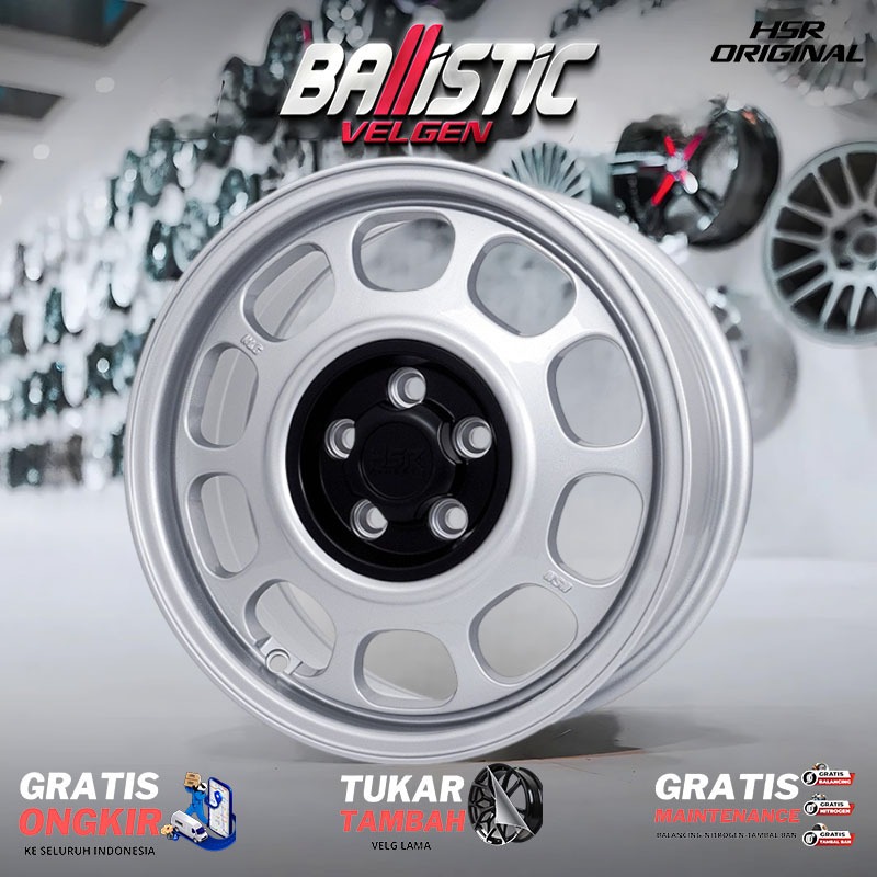 Velg Racing Mobil Livina, Grandmax DLL Ring 15 Lubang Baut 5 Velg Original HSR Model Classic