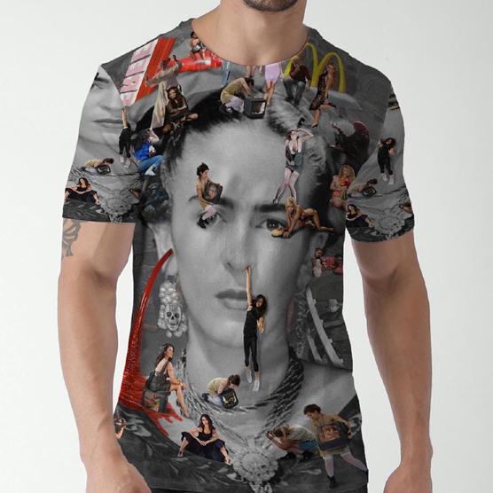 Kaos Frida Kahlo New Tshirt Bahan Polyester Jersey | Casual T-SHIRT Size S M L XL XXL 3XL 4XL | PO 3