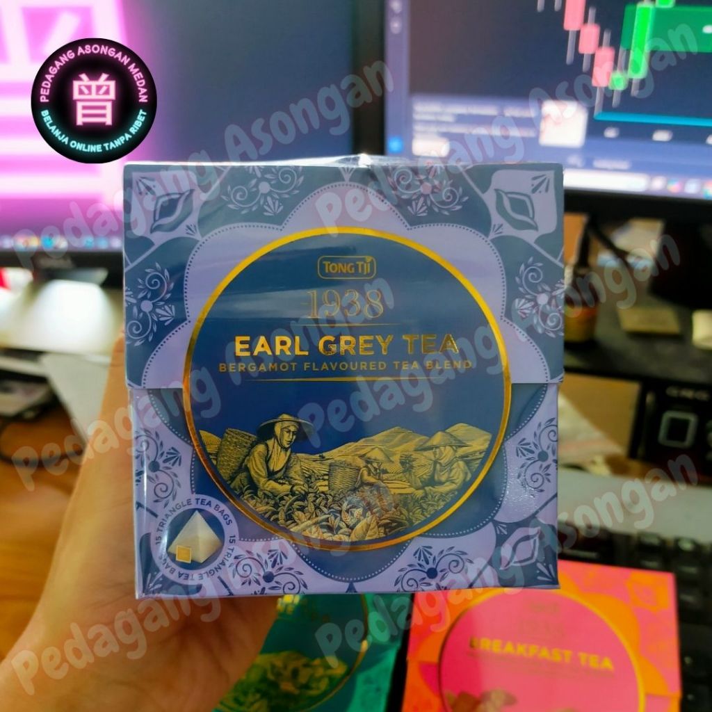 

Tong Tji Pyramid, Earl Grey Tea ( Pyramid Tea Bag/ Teh Celup )