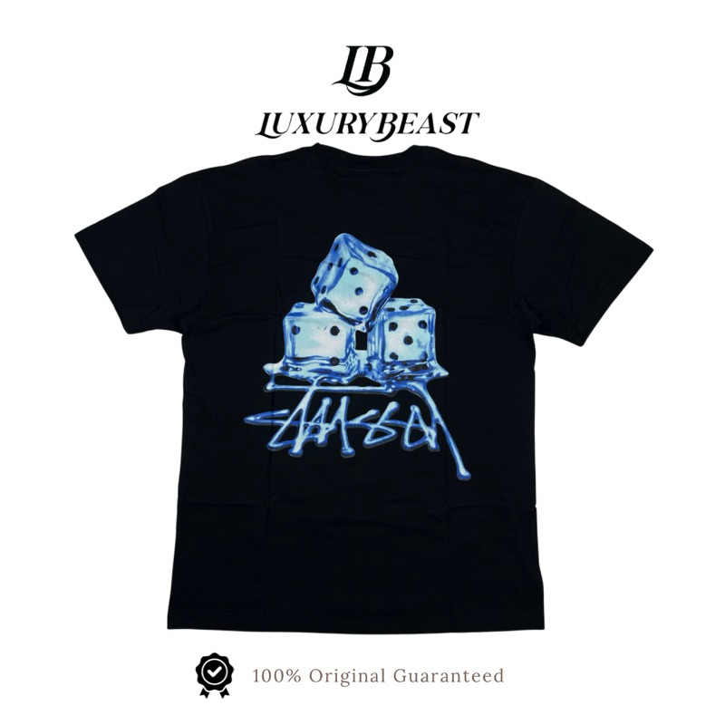 Stussy melted Ice T-Shirt 100% Original authentic