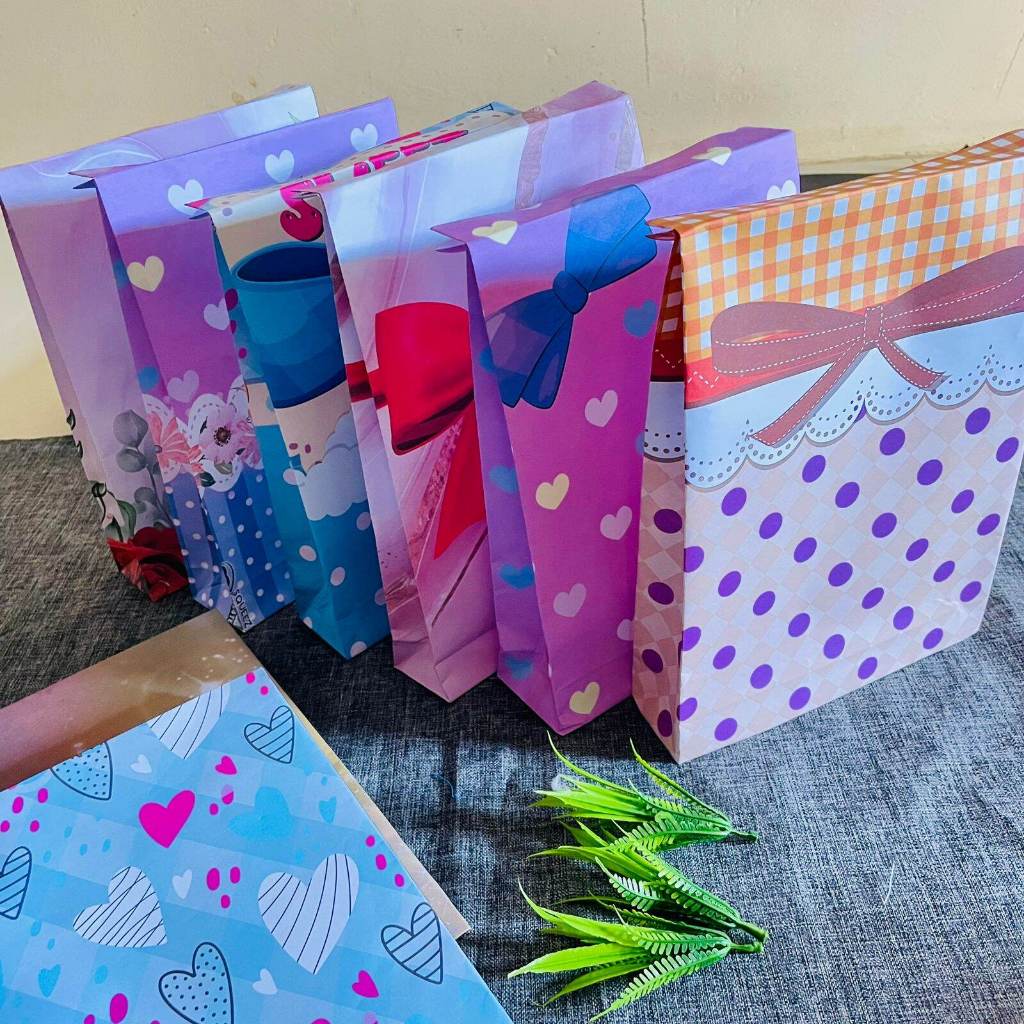 

promo 10 pcs kertas kado instan /paking kado/paperbag size ±18×4×22cm