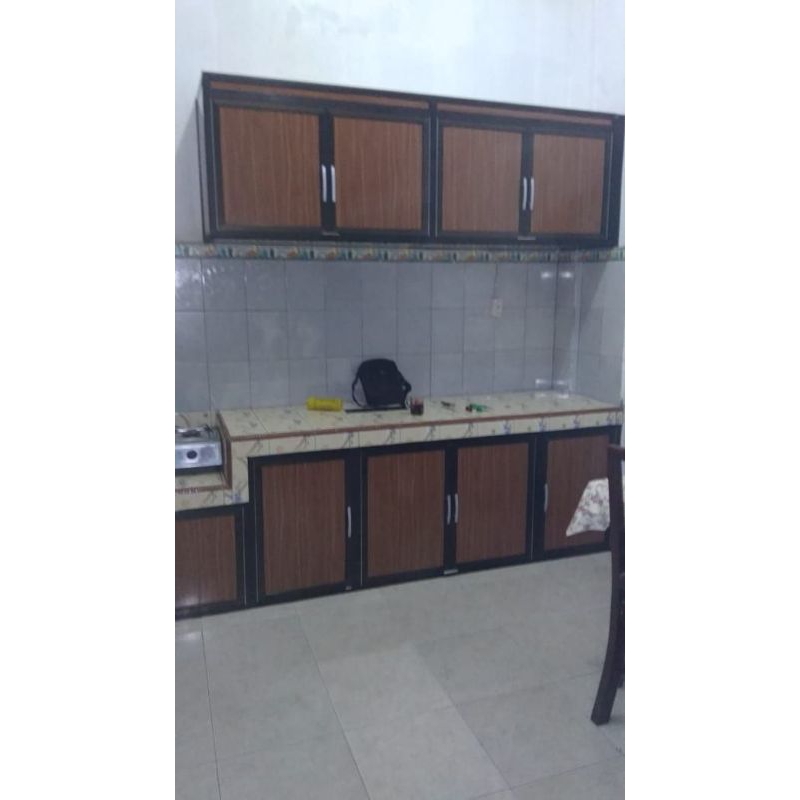 lemari dapur alumunium/kitchenset/lemari