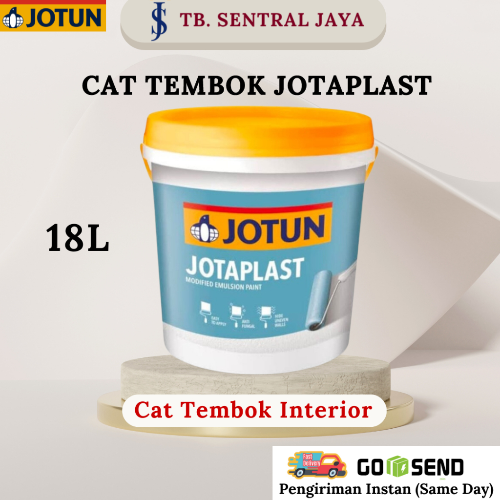 Jotun Jotaplast 18L/Cat Jotun Interior/Cat Tembok Dalam 18L/Cat Jotun Pail Besar