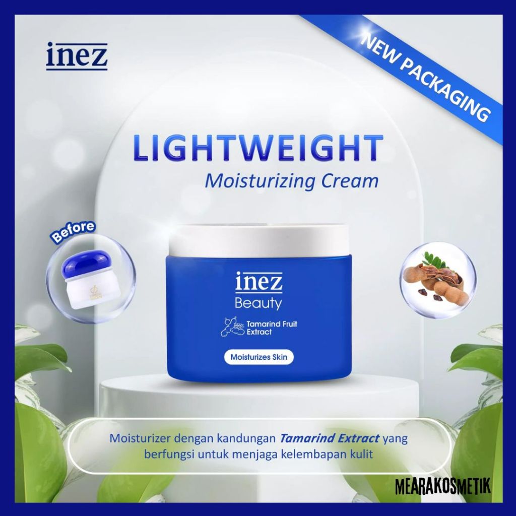 Inez Lightweight Moisturizing Cream - cream pelembab wajah inez