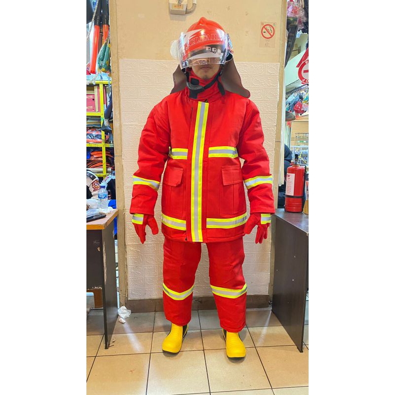 Baju Pemadam Kebakaran BILLFIRE Anti Api/baju pemadam murah/baju pemadam original/baju pemadam keren