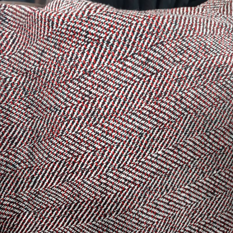 RTYU bahan kain tweed semi wool motif / kain tweed / kain semi wool