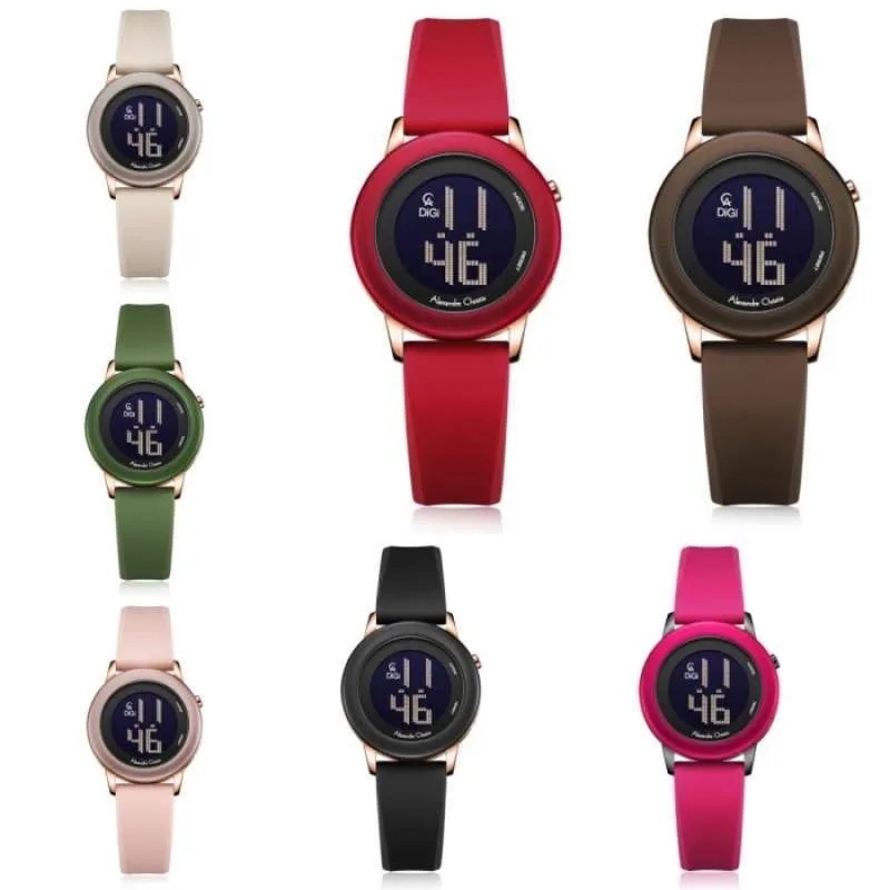 Jam Tangan Wanita Alexandre Christie AC 9393LH DIGI