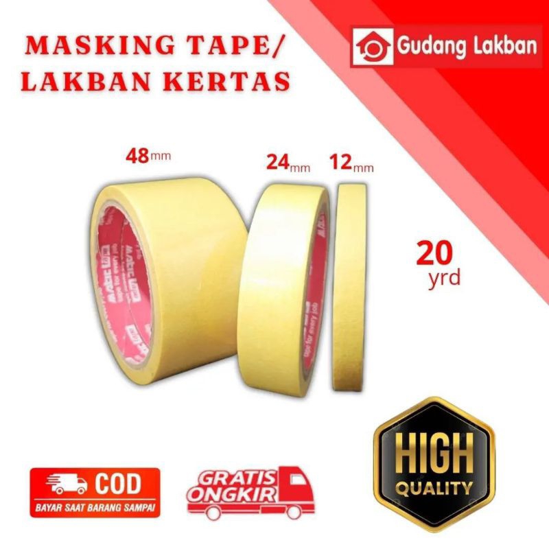 

MASKING TAPE/LAKBAN KERTAS MATIC