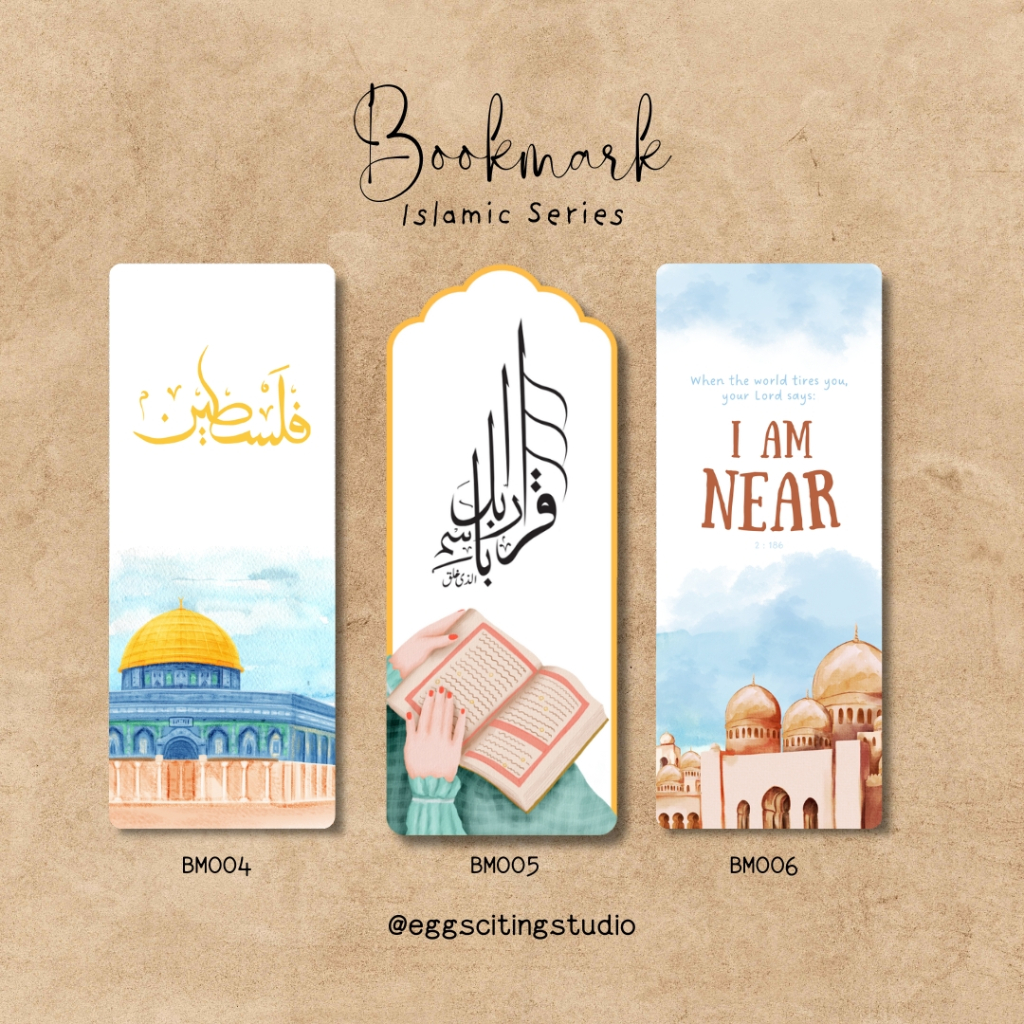 Bookmark Islami/Pembatas Buku Islami/Bookmark Palestina/Pembatas Buku Palestina