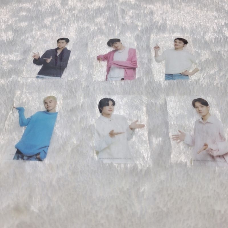 Official Merch SG 23 Seasons Greetings 23 EXO Clear Card Suho Chen Xiumin Baekhun D.O. Sehun Origina