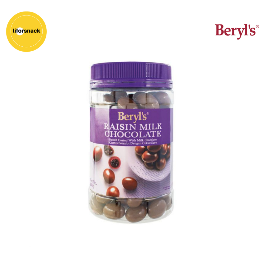 

Cokelat Beryls Chocolate Raisin Coated With Milk Chocolate 400g