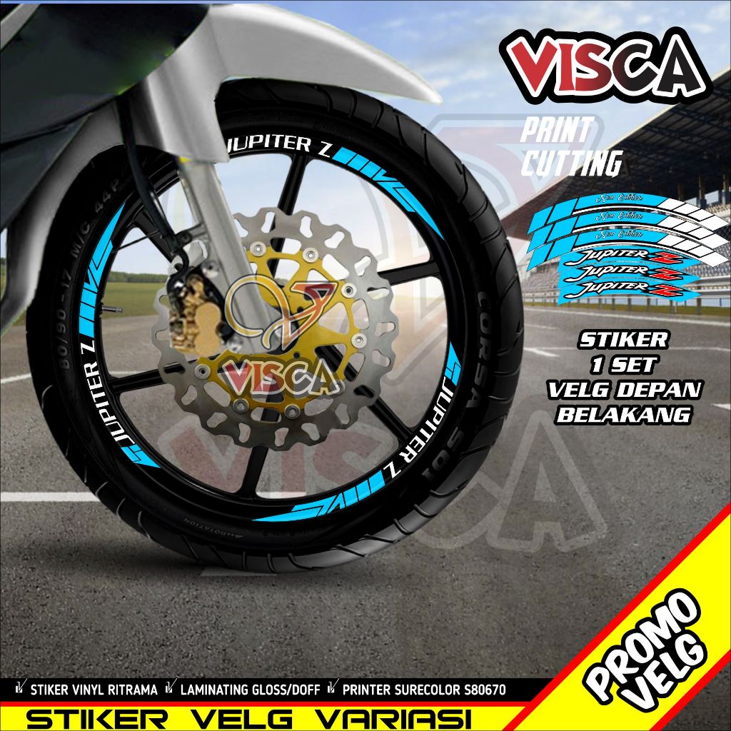 Stiker Velg Jupiter Z List Velg Motor Stiker Velg Jupiter Z A04