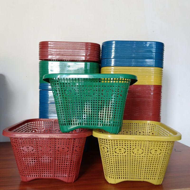 [ WAKUL KOTAK ] PROMO 50 PCS WAKUL KOTAK PLASTIK WAKUL HAJATAN BESEK PLASTIK CETING PLASTIK HAJATAN