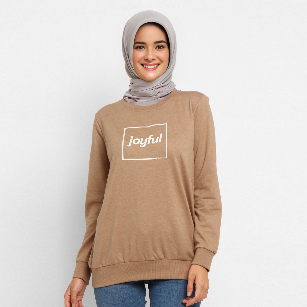 Flamoush Milona Brown Sweater Wanita