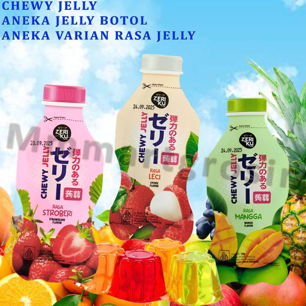 

Chewy Jelly / Aneka Jelly Botol / Jelly Aneka Varian Rasa / 30gr