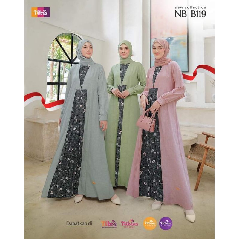 Gamis Sale NB B119 Nibras
