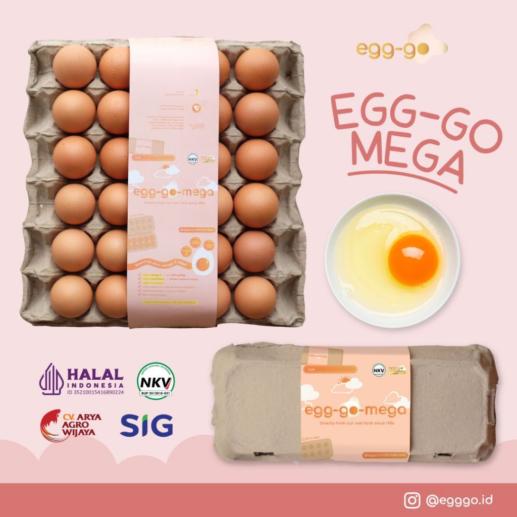 

EGG-GO OMEGA (Telur Premium Omega-3)