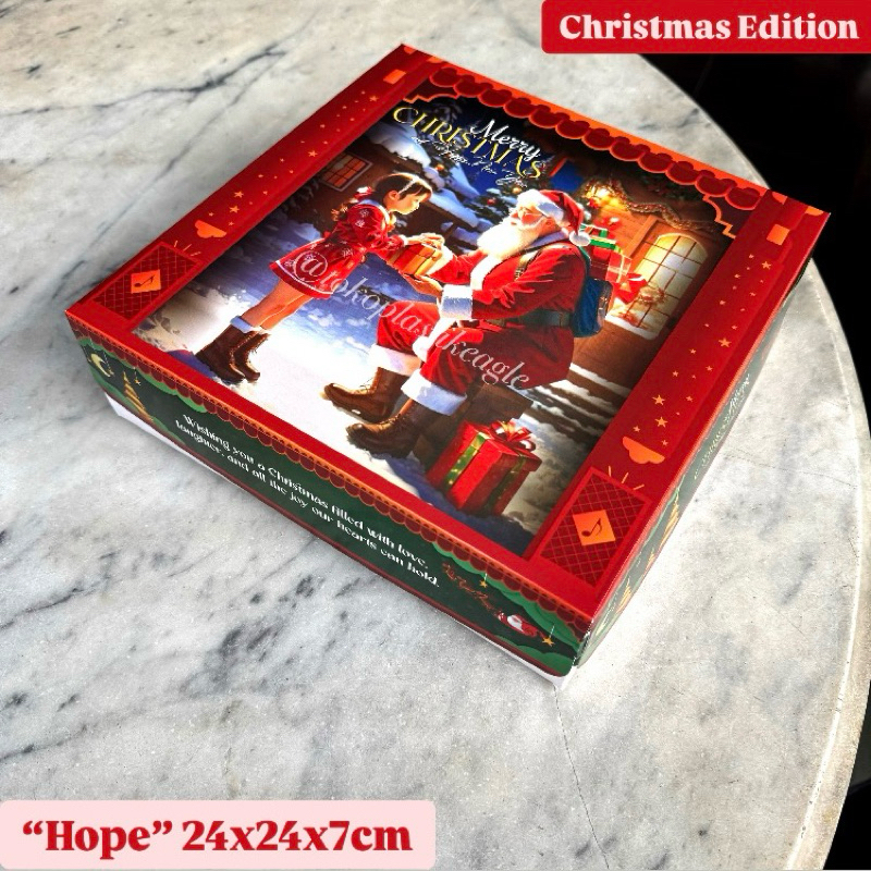 

[CHRISTMAS EDITION] Dus natal kode "HOPE" uk 24x24x7cm