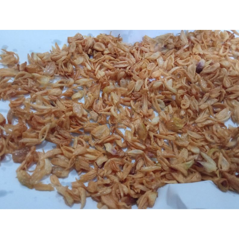 

Ready Bawang Goreng Asli Tanpa Tepung 30gr