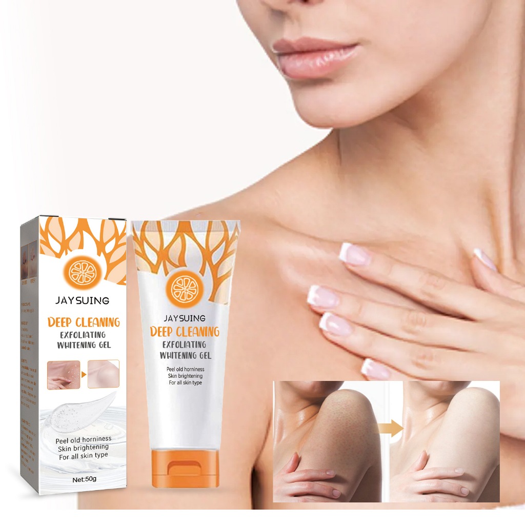 Jaysuing Gulta Gel Eksfoliasi Tubuh Gel 50g Kecantikan Pelembab Gel Eksfoliasi Wajah