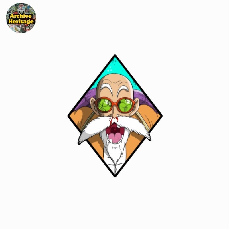 sticker Master Roshi dragon ball stiker