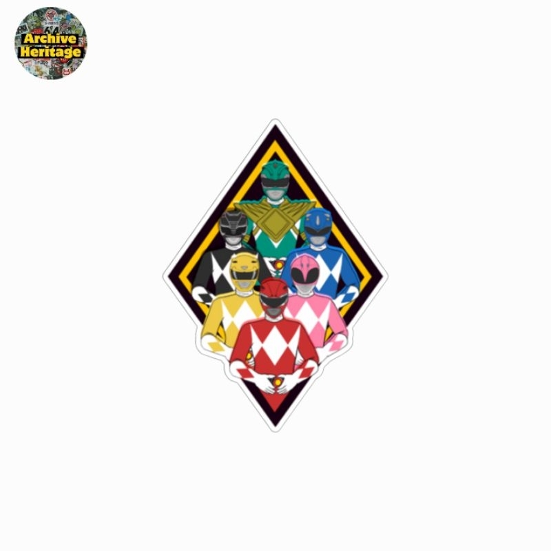 

sticker Power Rangers character hero stiker