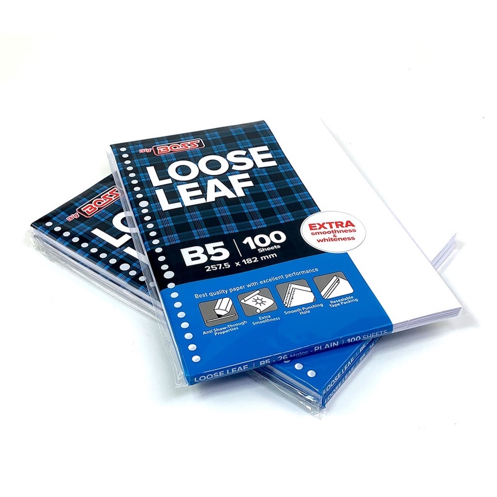 

LOOSE LEAF BIGBOSS B5 POLOS 100 | ISI BINDER BIG BOSS | MITRA ABADI KATALOG