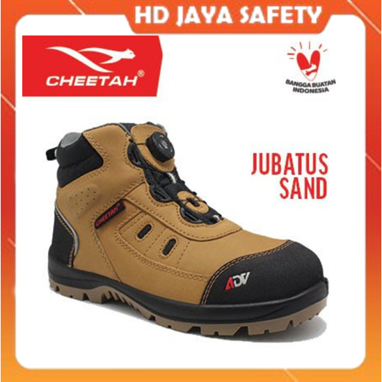 Safety Shoes Cheetah 6112K Jubatus Sand - Sepatu Safety Cheetah Jubatus Sand Original Berkualitas