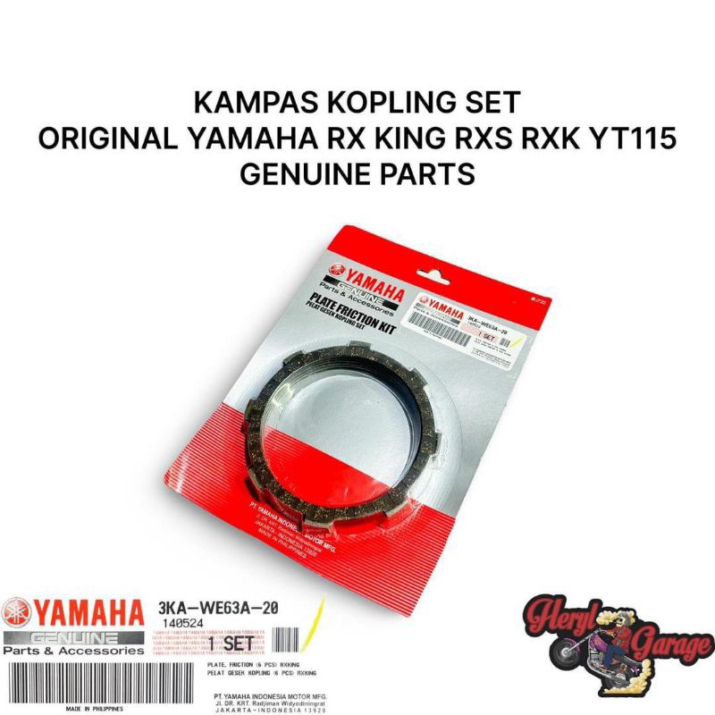 KAMPAS KOPLING SET ORIGINAL YAMAHA RX KING RXS RXK YT115