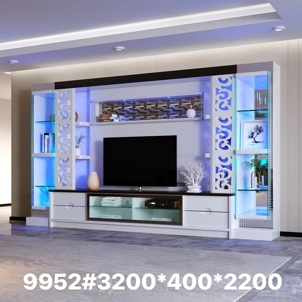 Lemari Hias TV Import / Rak Tv Impor / Meja Tv Minimalis Display Cabinet Bahan Import Berkualitas