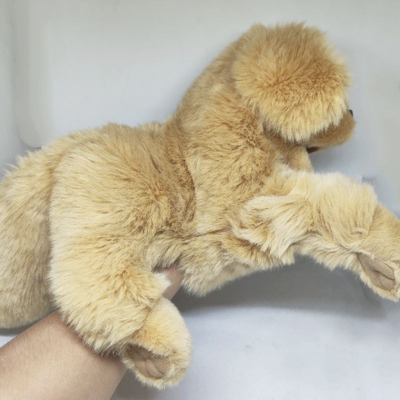 Boneka Tangan Hand Puppet Hewan Mulut Bisa Digerakkan Anjing/Kucing/Paus/Rubah/Burung Hantu ((M-L)