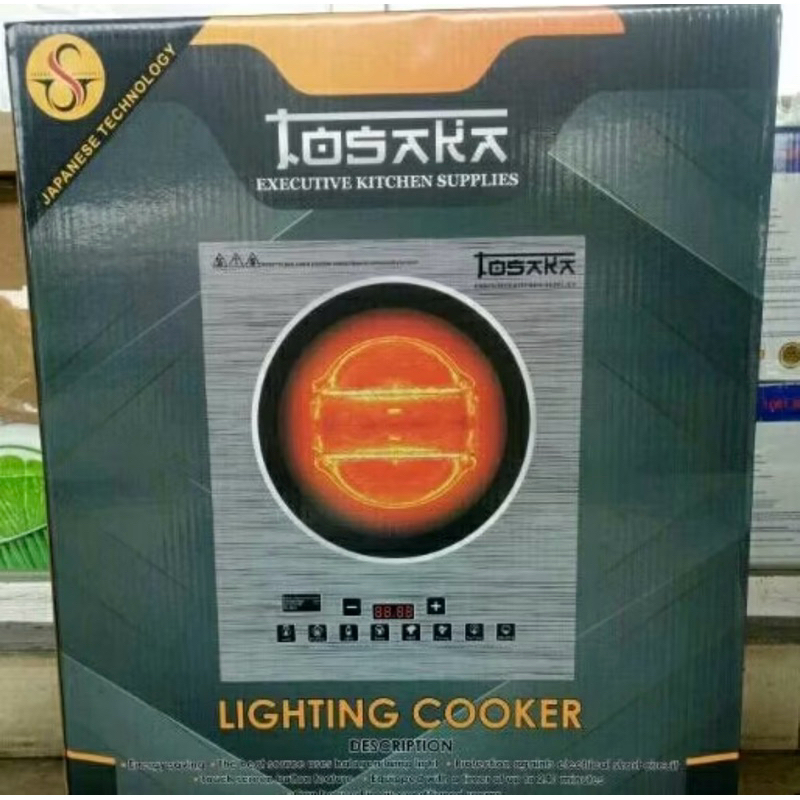 (PROMO MEMBER )TOSAKA kompor halogen / kompor listrik tosaka / tosaka lighting cooker / kompor  lamp