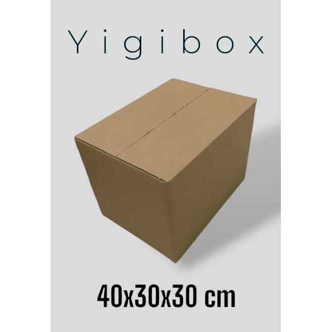 

Kardus Karton Box Ukuran 40x30x30 CM.... ST Single Wall Polos Untuk Packing Souvenir dll