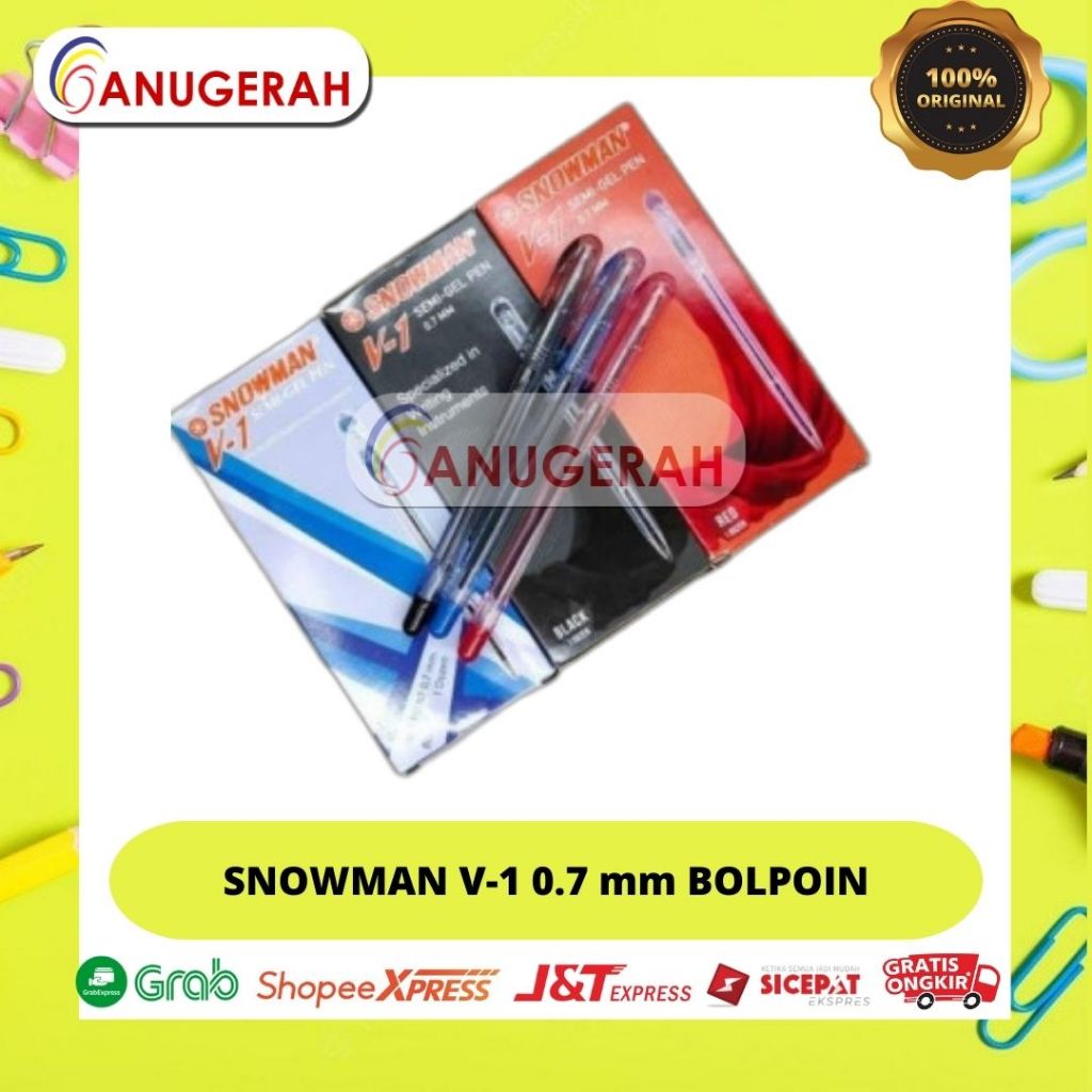 

SNOWMAN V-1 0.7mm BOLPOIN