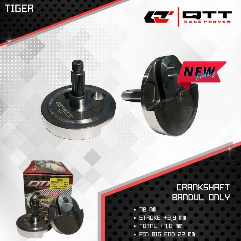 kruk as qtt Tiger gl pro herex 70mm stroke +3.9 total 7.8 pen big end 22mm