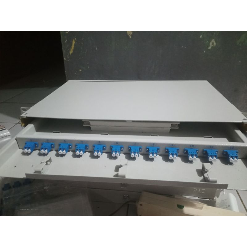 Otb 24 Core PAZ LC UPC Lengkap Pigtail // Odf otb 24 C Merk Paz Type LC UPC Lengkap