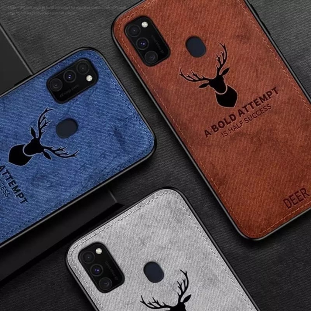 Promo Case DEER Samsung M31 / M21 / A21 Terbaru Softcase Jeans