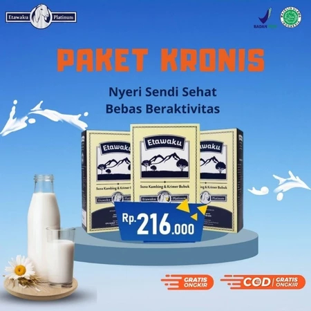 

[HEMAT] ETAWAKU PLATINUM - SUSU KAMBING ETAWA MURNI PAKET 3 BOX