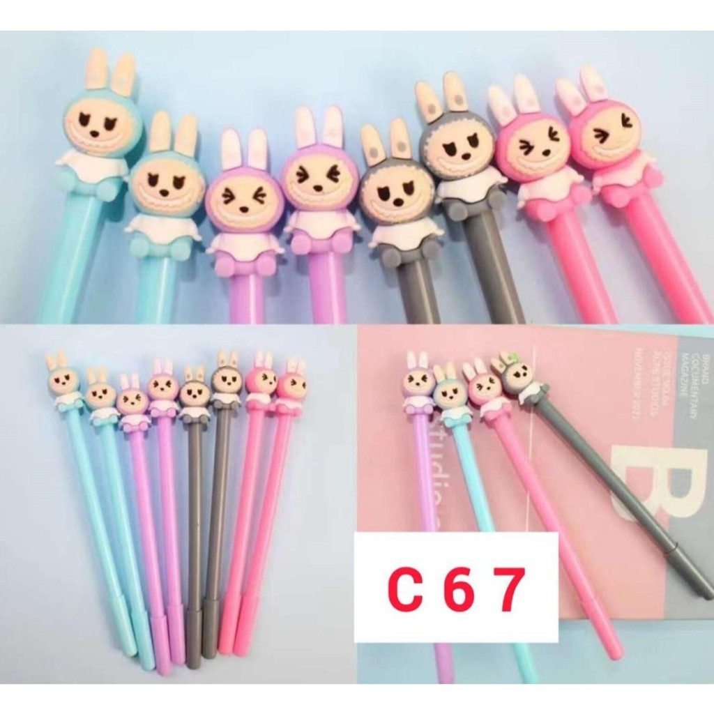 

(1pc) PENA BALLPEN PEN GEL karet SANRIO LABUBU