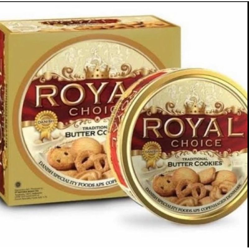 

Royal Choice Traditional butter cookies biskuit kaleng 480g 480 gram