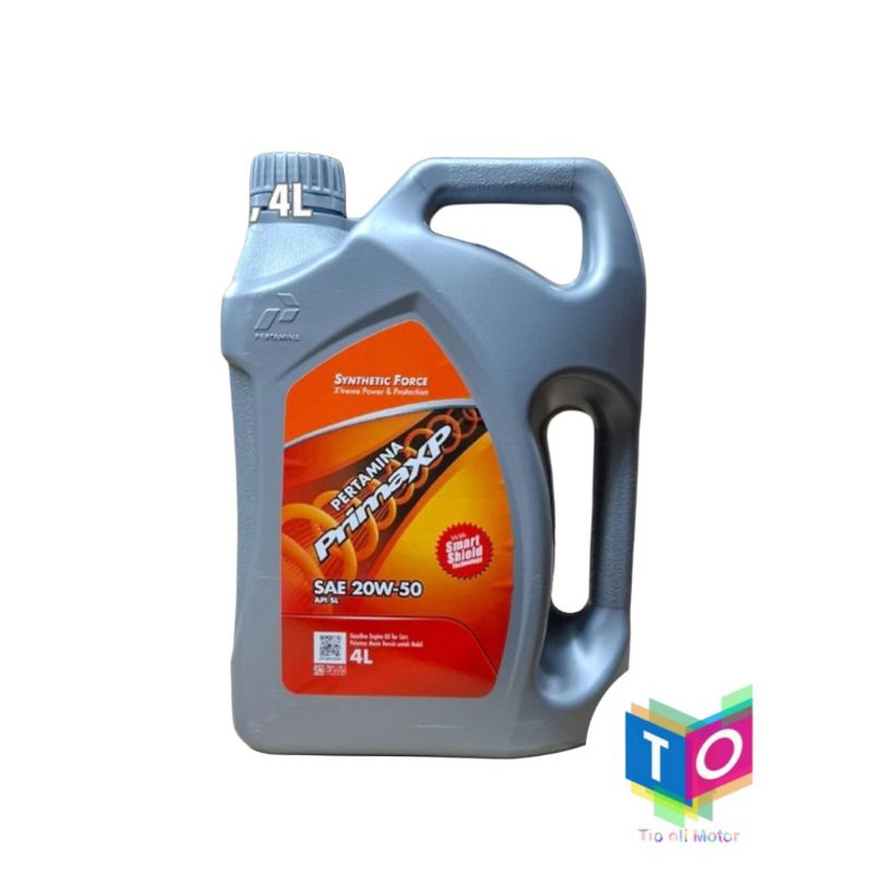 Prima xp 20W-50 (4liter) Oli Mesin Bensin | Oli Mesin Pertamina