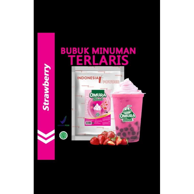 

Omura Blend Bubuk Minuman 1kg (1000g) Rasa Strawberry