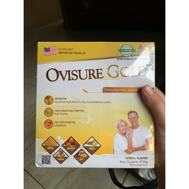 SUSU OVISURE GOLD ORIGINAL LANSIA VITAMIN TULANG SENDI ASAM URAT AUTHENTIC BUKAN ANLENE