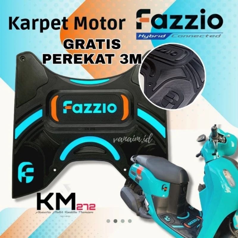 𝐕𝐎 - Aksesoris Motor Fazzio | Karpet Motor Fazzio | Motor Yamaha Fazzio | Alas Motor Fazzio