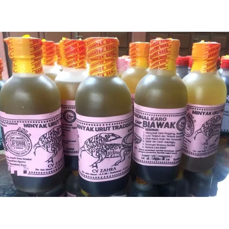 Minyak Karo Cap Biawak (UK BESAR)