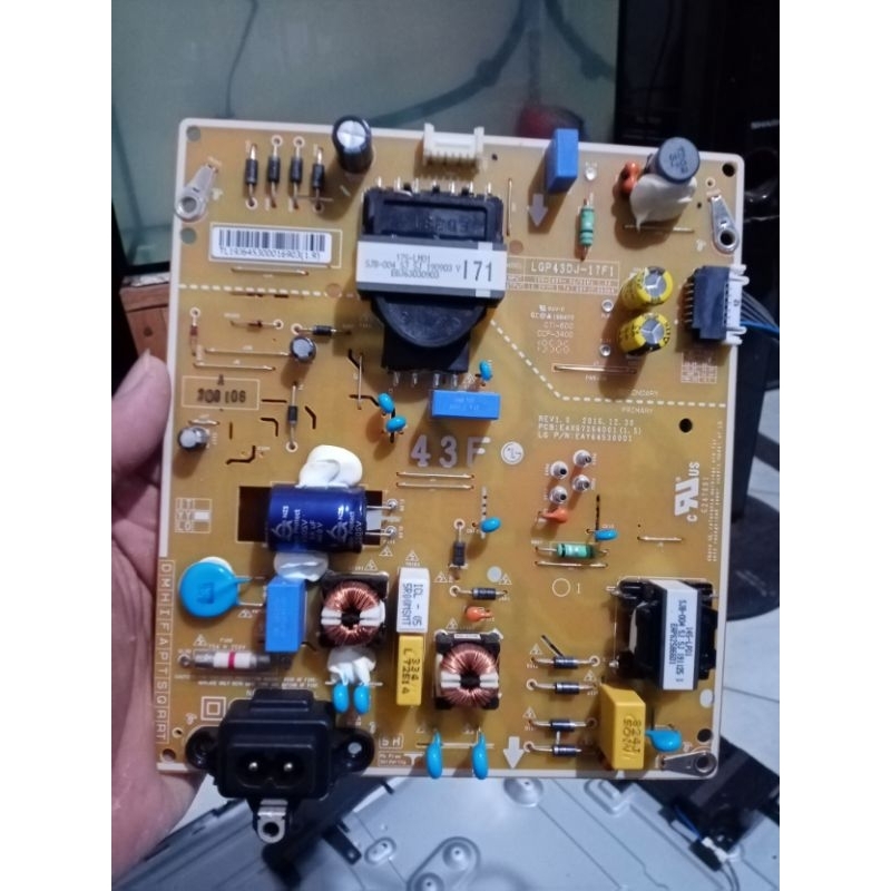 Power Suplay smart TV led LG 43LM5700ptc, PSU smart TV LG 43LM5700ptc