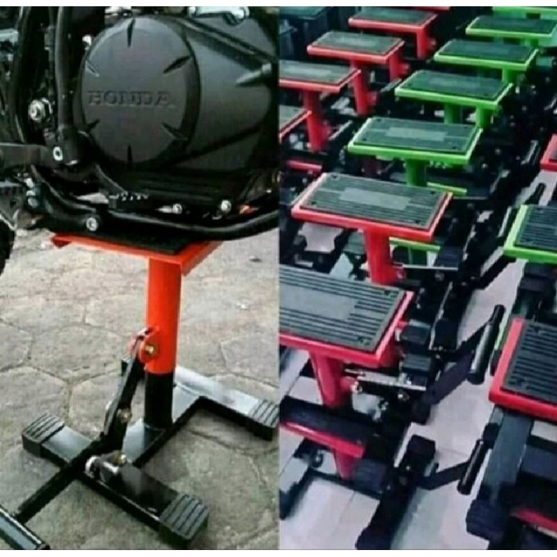 (Ready Stok) Standar paddock pedok jackstand universal motor croos trail supermoto klx crf wr155