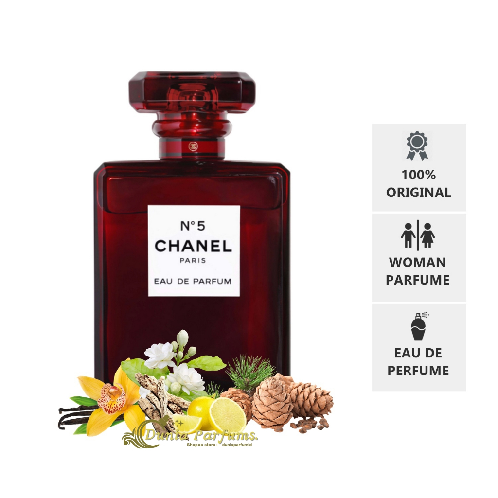 Chanel No 5 L'Eau Red Edition Women EDP (Eau De Perfume) Floral Aldehyde Fragrance 100ml
