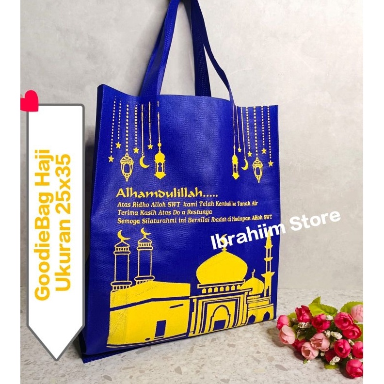 ISI 12 PCS TAS SOUVENIR HAJI DAN UMROH  GOODIE BAG HAJI  GOODIE BAG UMROH  TAS OLEHOLEH HAJI DAN UMR