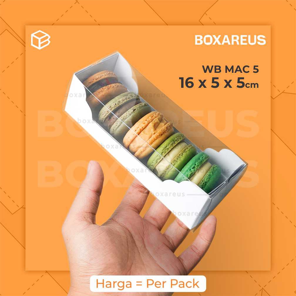 

Box Macaron Macaroon Packaging Kotak Dus Kue Kering WB MAC5